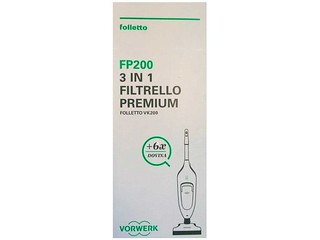 Sacchetti aspirapolvere Filtrello Premium Vorwerk Folletto VK200 57920 75266