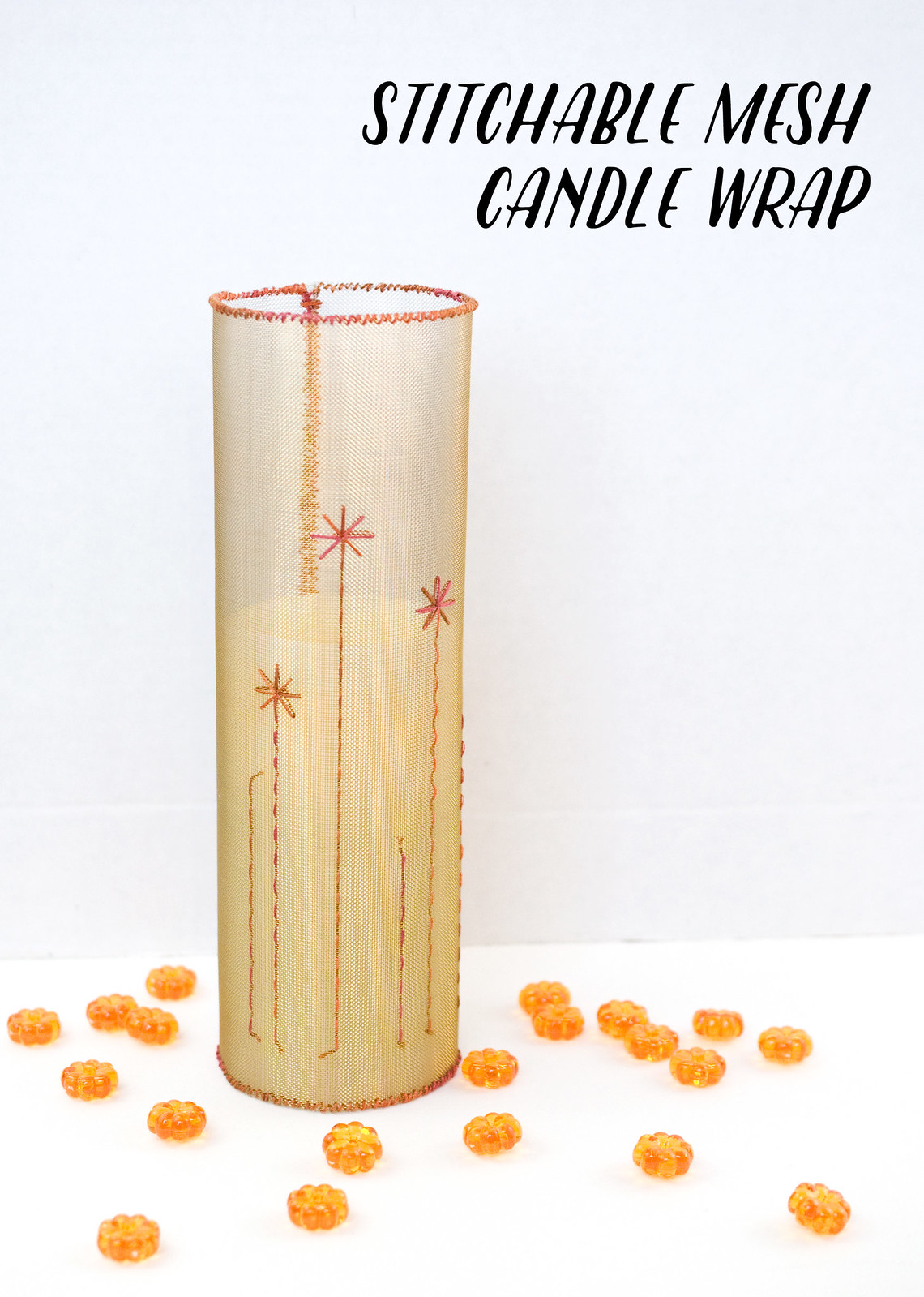 Stitchable Mesh Candle Wrap