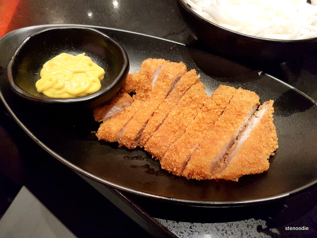 Fried Pork Chop served with Tartar Sauce
