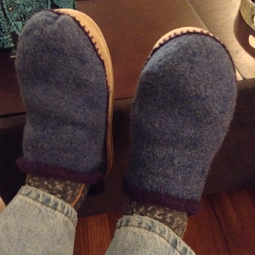 Felted Clogs