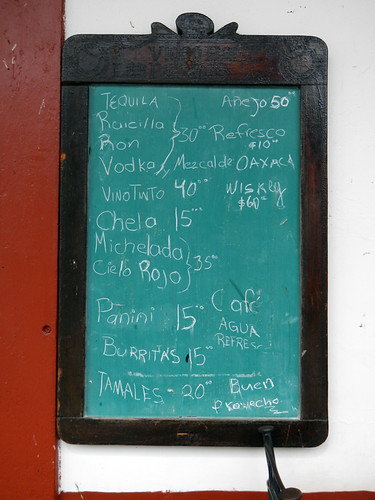 Licor tienda sign in San Sebastian, a Pueblo Magico up in the mountains above Puerto Vallarta