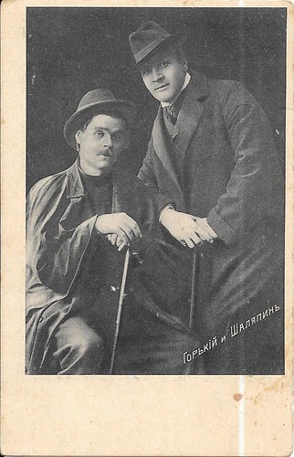 Maxim Gorky and Feodor Chaliapin