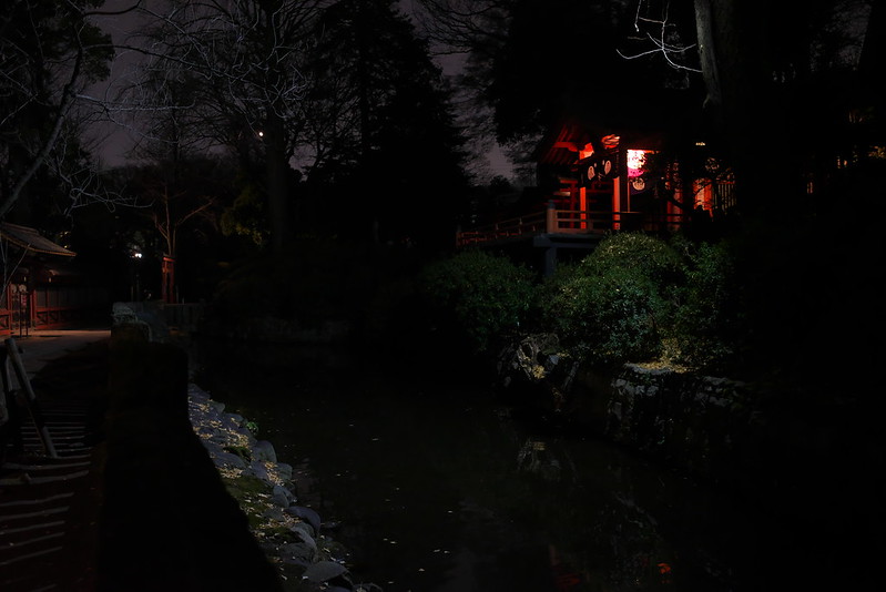 夜の根津神社をNikon D750で撮る