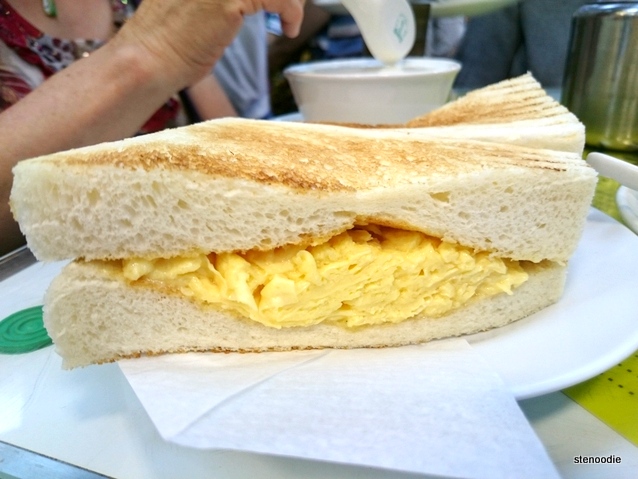 Australia Dairy Company egg sandwich