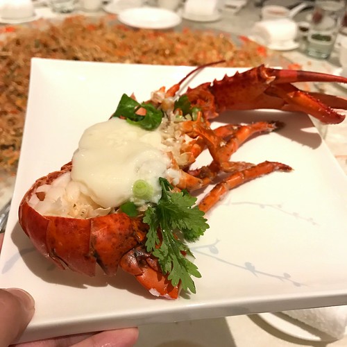 Steamed Boston Lobster with Egg White & Chinese Rice Wine Consomme - Man Fu Yuan's CNY 2017 Media Preview