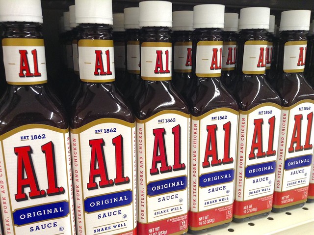 A1 Steak Sauce 6/2015, by Mike Mozart of TheToyChannel and JeepersMedia on YouTube #A1 #Steak #Sauce