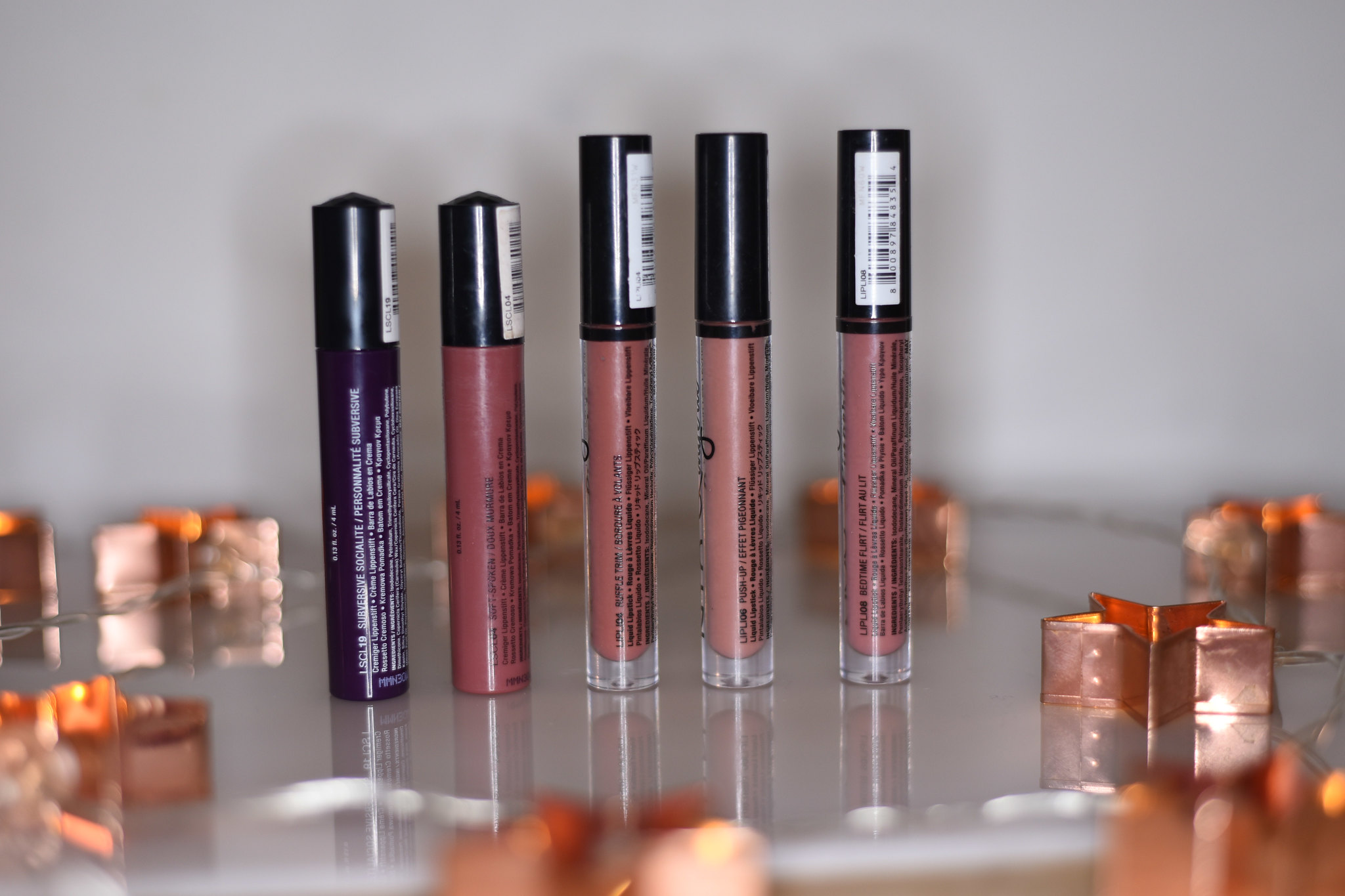 Nyx Liquid Suede and Lip Lingerie review and swatches