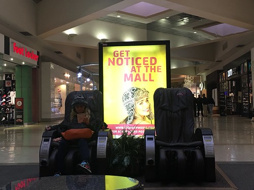 Massage chairs,  mall