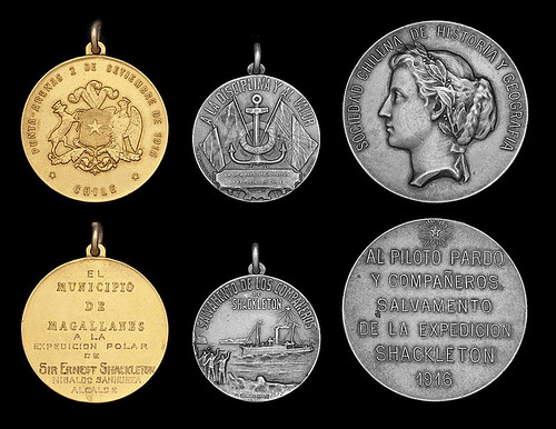 Luis Pardo Shackleton Expedition medals