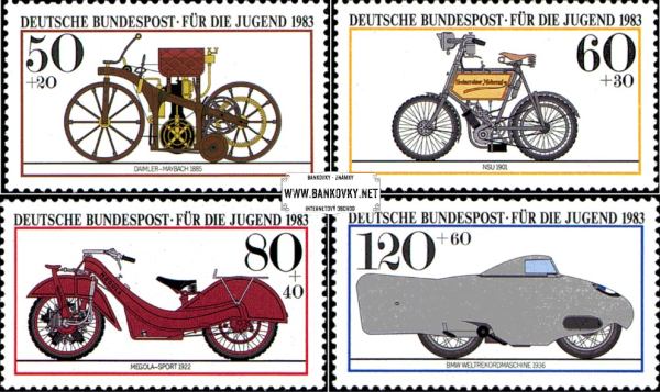 Známky Západné Nemecko 1983 Motorky, MNH séria