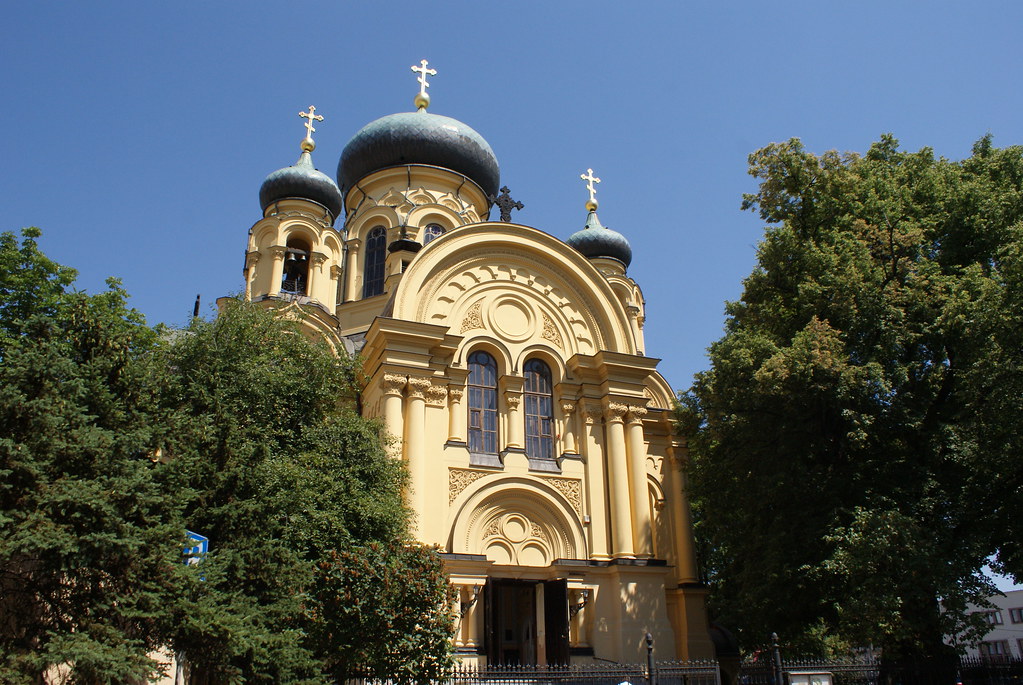 Eglise orthodoxe Sainte Marie Madeleine à Varsovie.