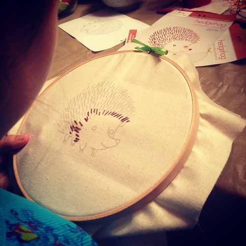 embroidery lesson