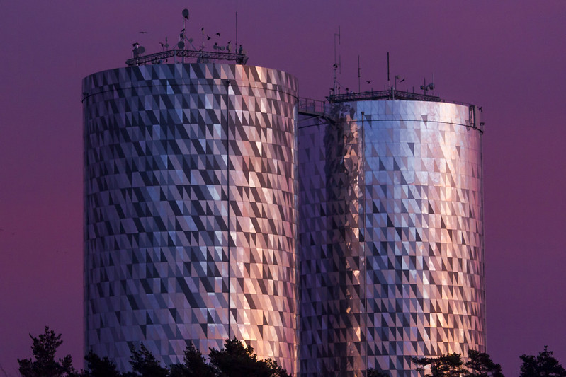 Towers During Sunset