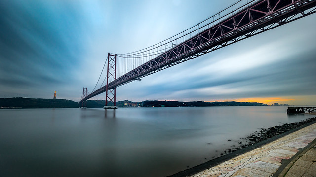 Ponte 25 de Abril - Lisbon, Portugal - Seascape, travel photography