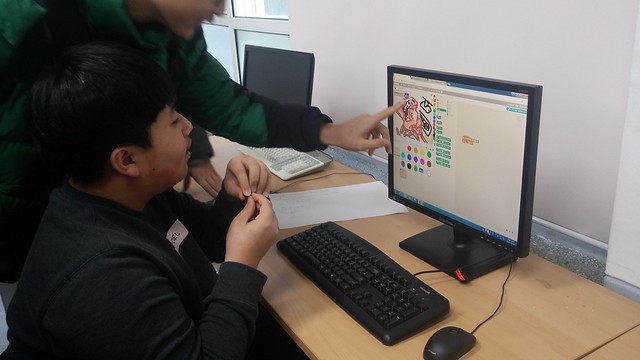 방과후 컴퓨터 교실 - 스크래치 그림판