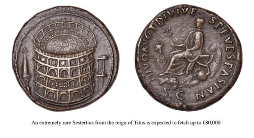 Sestertious of Titus