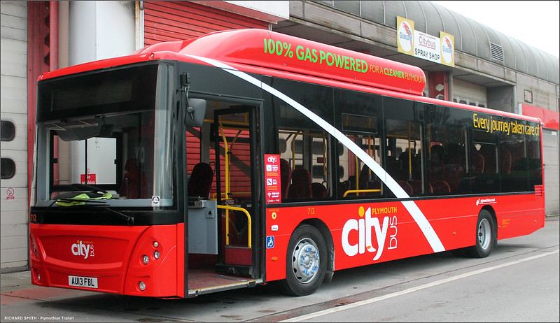 Plymouth Citybus 712 AU13FBL