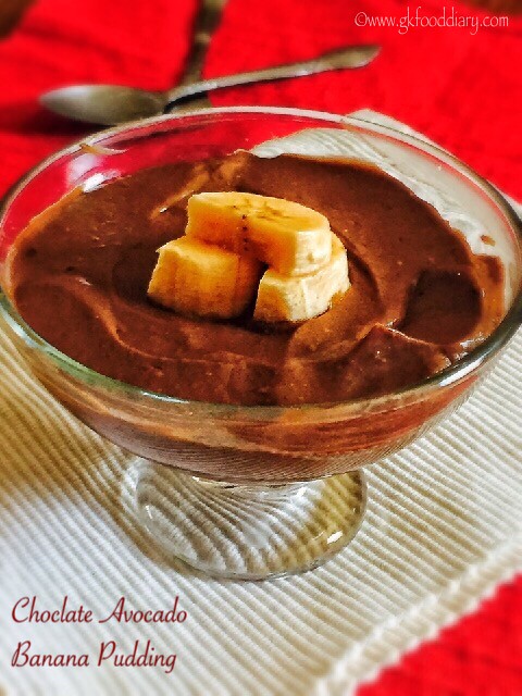 Chocolate Avocado Banana Pudding Recipe for Kids1