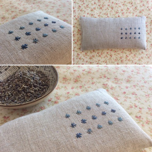 Sashiko rice stitch