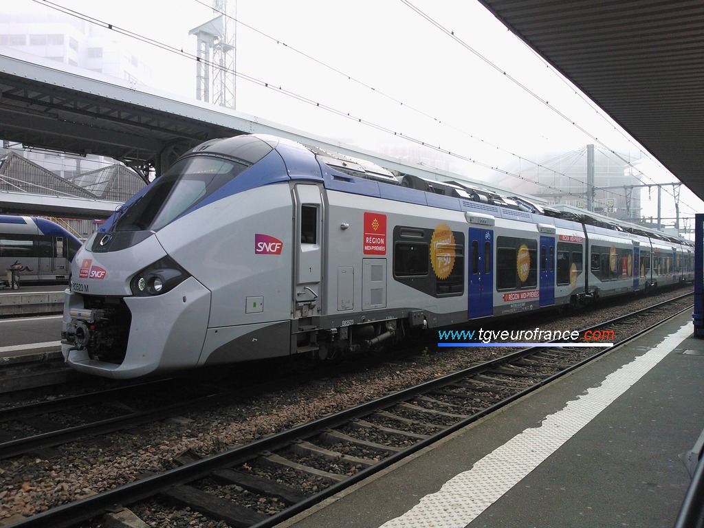 La rame  Régiolis bimode B 83523 / B 83524 construite par Alstom Transport France