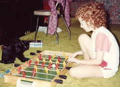 Susan And Max Play Table Soccer