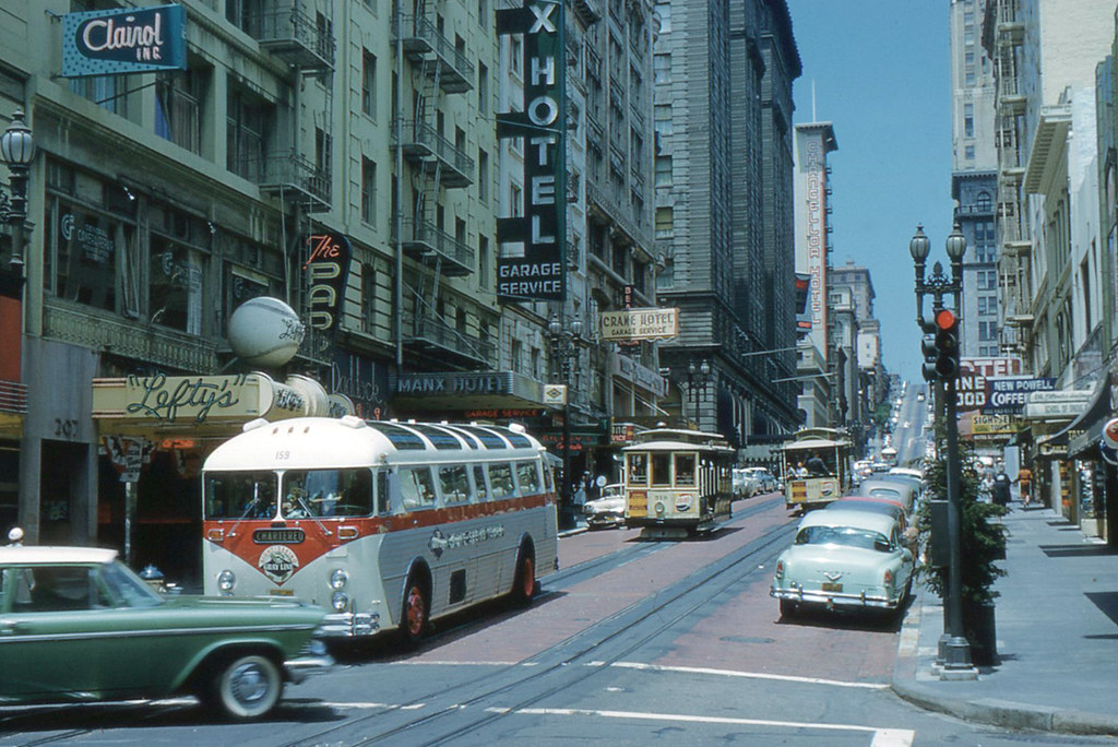 Downtown San Francisco en 1959 - Photo de Roger W