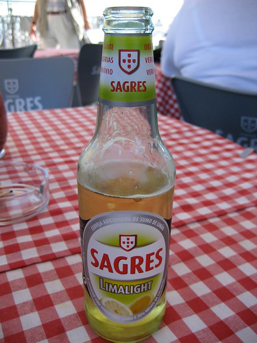 Cerveza Sagres portuguesa. ViajerosAlBlog.com.