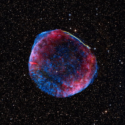 Supernova Explosion Liberates Star Stuff (NASA, Chandra, 7/1/08)