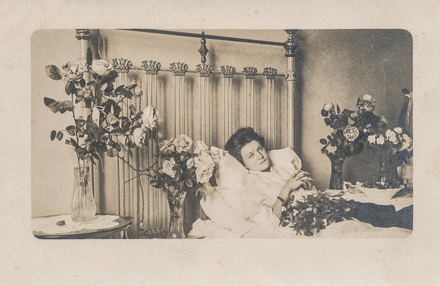 Ill woman recovers surrounded by flowers