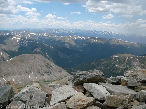 Views from Gray's Peak, the highest point on the Continental Divide in Colorado