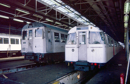 Neasden LT Depot  A Stock and 1972 Stock