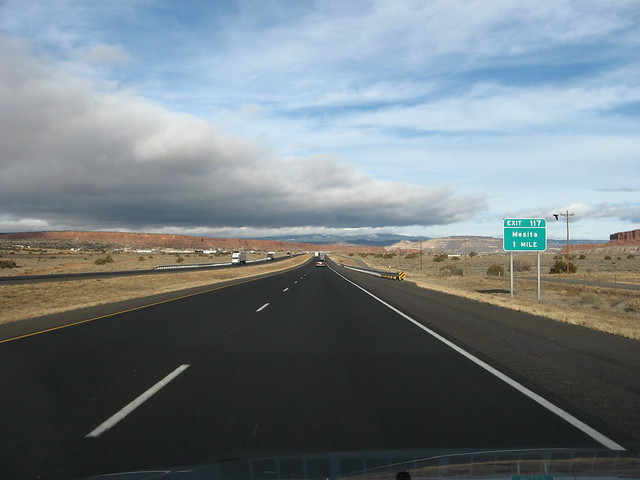 Approaching Mesita, New Mexico