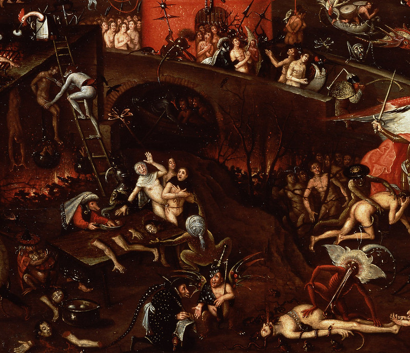 Herri met de Bles - The Inferno, detail 5, 16th C