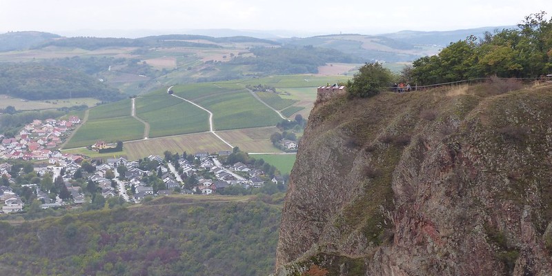Blick auf die Bastei auf dem Rotenfels