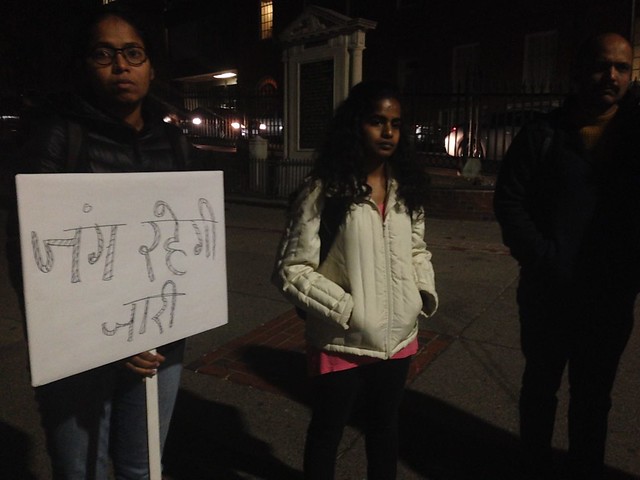 Boston protests Bhopal encounter