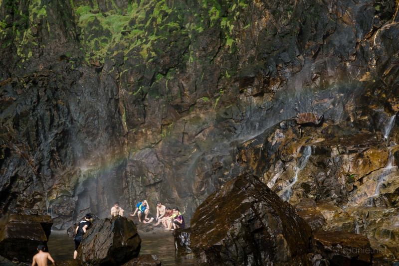 Rainbow Waterfall, Sungai Lembing - up close