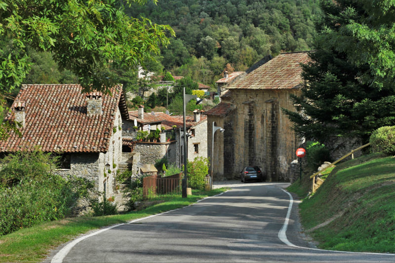 Beget, un pueblo de Girona en Catalunya