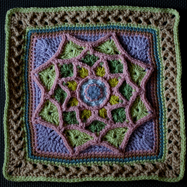 "Sun Catcher" Afghan Square
