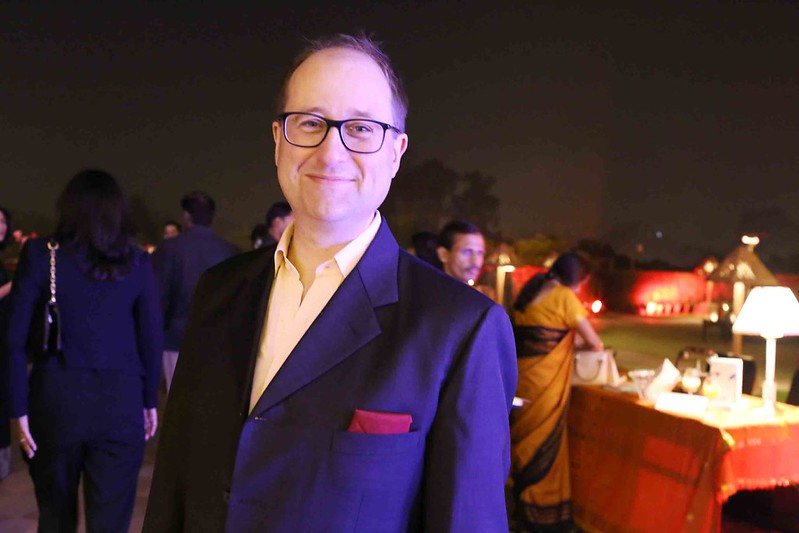 Netherfield Ball – William Dalrymple of Jaipur Literature Festival Exposes His Rumored Friendship with Namita Gokhale of Jaipuir Literature Festival at Her Book Launch, The Taj Mahal Hotel