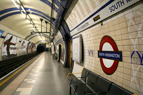 South Kensington Tube Station, London