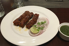 Bangalore - JW Marriot JW Kitchen lamb kebabs
