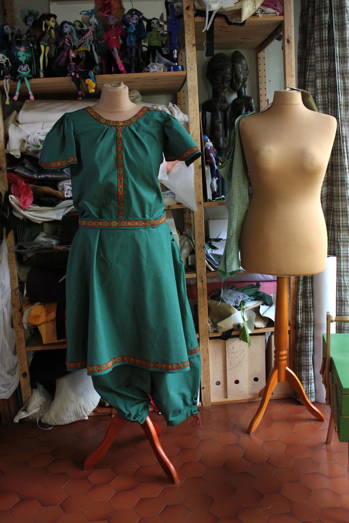 Costume de bain Belle Epoque, reconstitution par Green Martha
