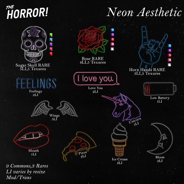 The Horror!~ Neon Aesthetic @ The Arcade
