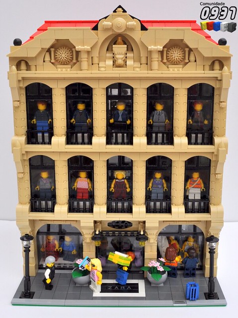 MOC] Modular Building - ZARA Clothes Shop LEGO Town - Eurobricks Forums