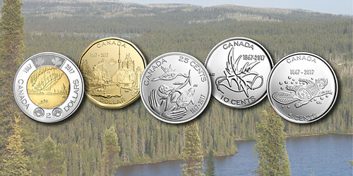 Canada's Sesquicentennial  Circulating Coin Designs