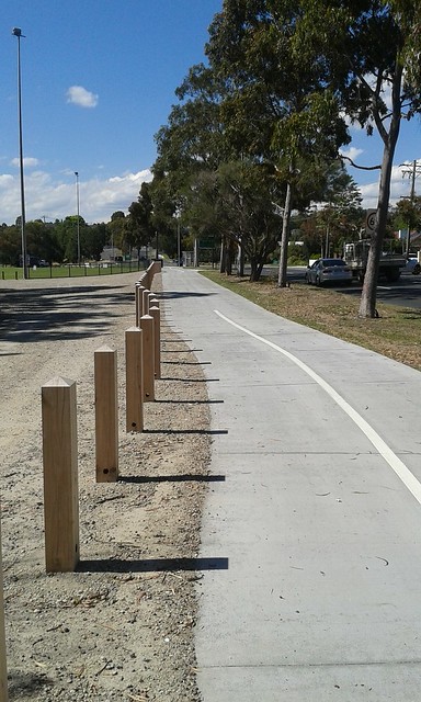 New shared path at Elgar Road