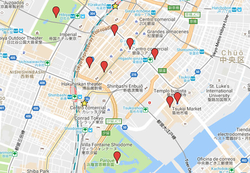 Día 11: Tsukiji, Ginza, Palacio, Estación de Tokyo, shinjuku y Godzilla - Luna de Miel por libre en Japon Octubre 2015 (1)