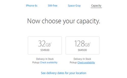 Tại sao Apple lại bán iPhone 6S bản 32 GB?