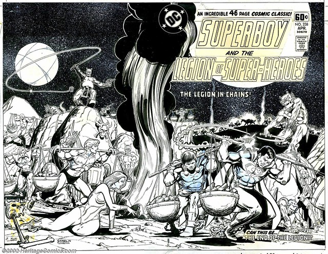 Superboy Legion 238 Original Art