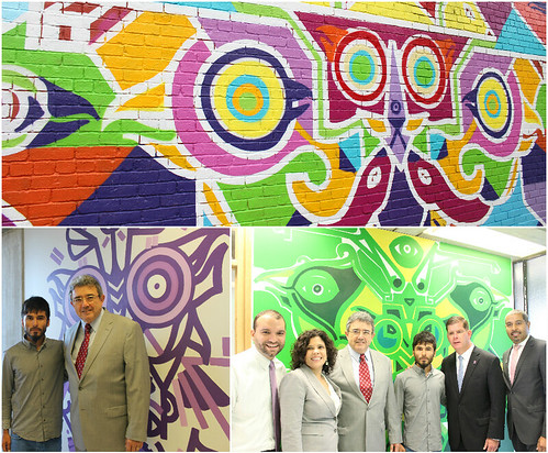 Fernando Ayala llena de color los muros de Boston con su arte